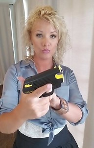 Ditch the purse with Dene Adams Official on body concealed carry wear! With Anna Taylor😎 TASER Self-Defense | Dene Adams Official