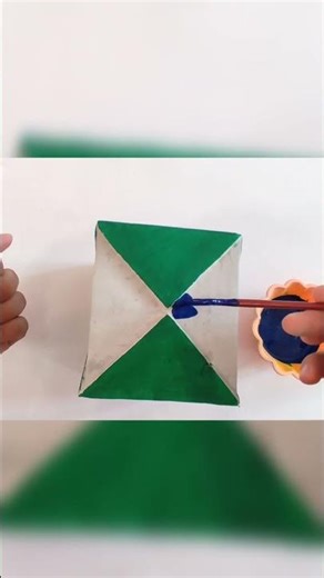 🔥 “From Cement to Color! 🎨 Turning My DIY Pot Into Art 😍🌿 #handmadeplanter #diy #flowerpot #handmade