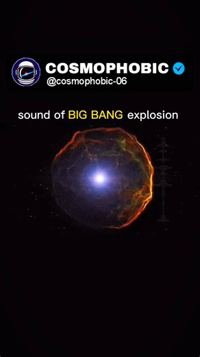 sound of big bang explosion...........#spacefacts #universe #bigbang #shorts