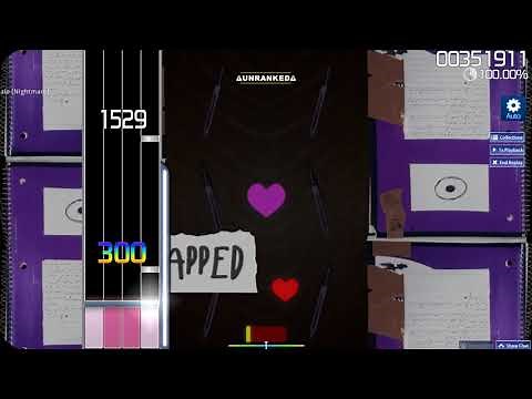 【OSU! manai 4K】Tobyfox - Undertale - Your Best Nightmare / Finale 【Nightmare】