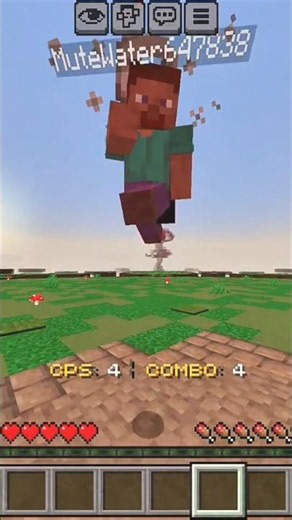 I Taught Him How To FLY #minecraft #mobile #combo #mcpe #pvp #touch #bedrock #flying #zeqa #sumo