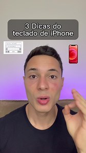 Três dicas do teclado do iphone #iphone #dicasdeiphone #Apple #ios | Gui Cassiri