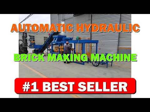 Automatic Hydraulic Brick Making Machine Portable Brick Making Machine Multi-Purpose Co - B0G77Y3D1Z