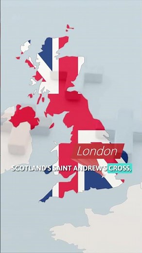 🇬🇧 Day 77/197 – The Meaning of the United Kingdom’s Flag #viral #geography #flags