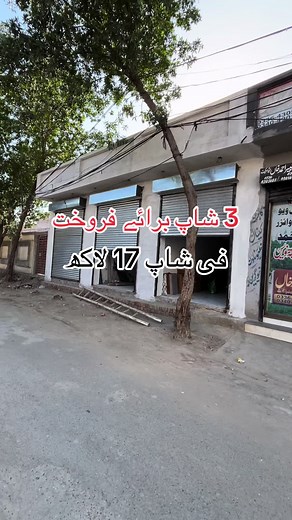 Shop for Sale in Urdu: 3 Shops — Price 17 Lakh Each (Al Khair Property)