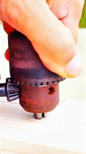 Simple method creating round opening in board"