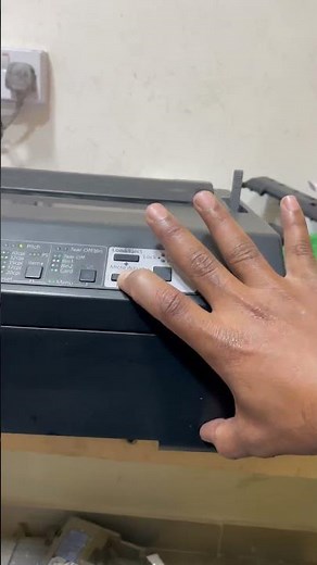 Epson dot matrix LQ- 590 11How to make test page without computer