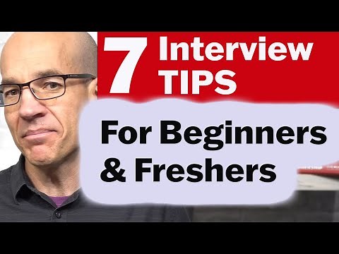 7 Job Interview Tips for Beginners & Freshers (first job interview)