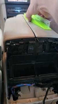 2016 Mercedes E350 Center Armrest Removal