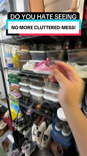 WATCH THIS IF YOU HATE CLUTTER! . . . #storage #storagehacks #cabinets #clutter #clutterfree @GEITIN Metal Cabinet Shop