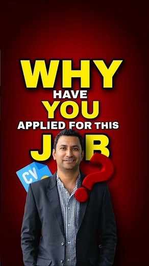 How to find a job abroad? Why have you applied for job🤔How to give Interview answers #careercoach