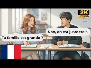 12 Minutes Talking About Your Family | Learn French Easy With DELF A1
