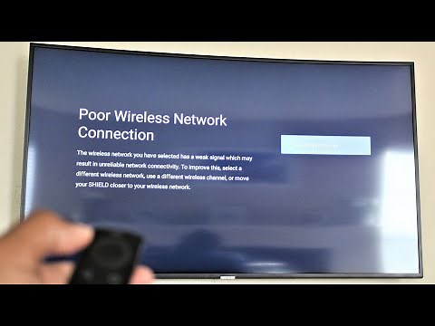 Solution for Nvidia Shield Wi-Fi Not Connecting