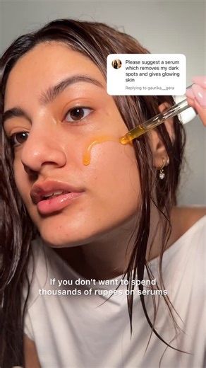 Mansi Kukreja | One product that clears dark spots and gives me this glow? It’s Himalaya Dark Spot clearing Turmeric Serum which is made with the Svarasa... | Instagram