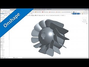 Mind Luster - Learn Userwish Fan Impeller Onshape Training Part Design