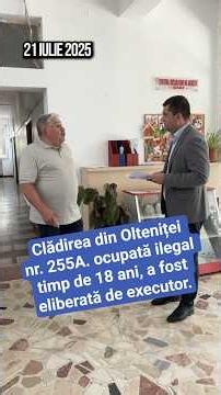 The building at 255A Olteniței St., illegally occupied for 18 years, has been cleared by the bail...