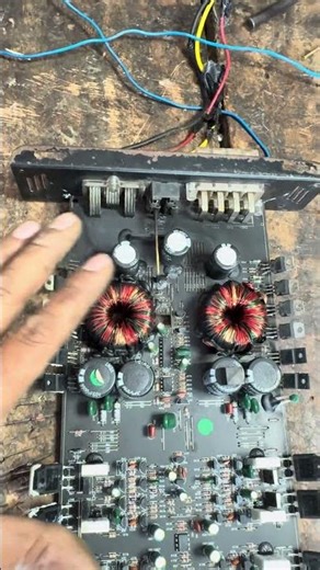 Power supply car amplifier repair #shorts #amplifier #ampliefierplate