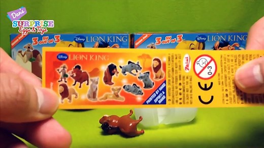 THE LION KING SURPRISE EGGS