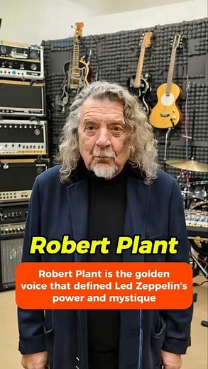 Robert Plant Then & Now — Led Zeppelin’s Golden God Still Shines 🔥👑 #rocklegends #nostalgia #aiart