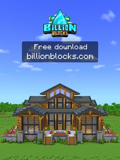 Minecraft Ultimate Survival Log House Build #minecraft #minecraftbuilding #minecrafttutorial #minecraftbuildings #minecraftanimation #billionblocks #gaming