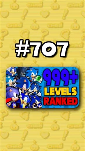 Number 707 - Ranking ALL 999+ Sonic Levels from Worst to Best