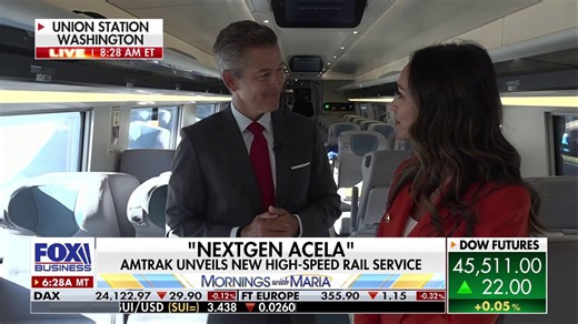 Sec. Duffy touts perks of Amtrak's new NextGen Acela high-speed train