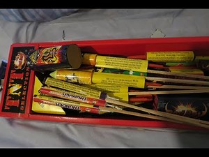 Bad Boy TNT selection box fireworks demo