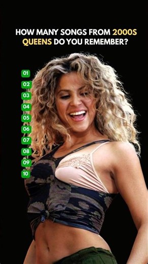 How Many Songs from 2000s Queens Do You Remember? 👑 Beyoncé, Britney, Rihanna, Shakira 🎶
