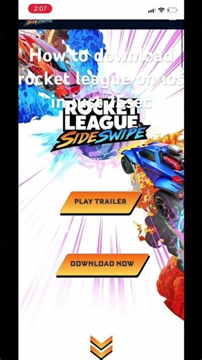 How to download rocket league on ios in 15sec😁 #sonic #shadow