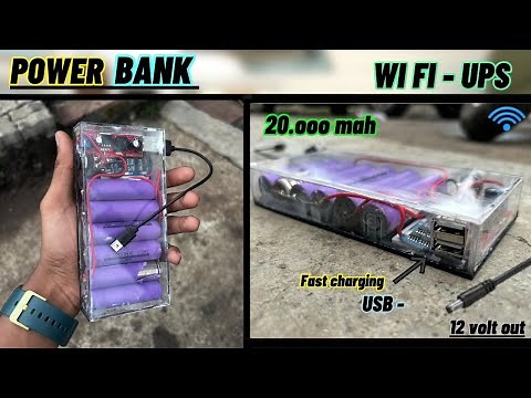 DIY Power Bank & Wi-Fi Router UPS | Reuse Old Laptop Batteries (18650)