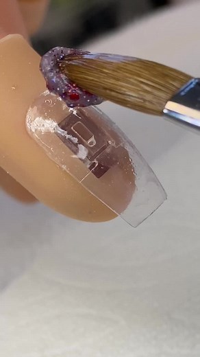 Nail Art Tutorial: Sparkly Red, White, and Blue Design