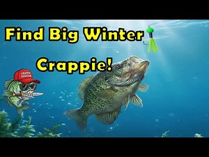 Tips for Finding Big Winter Crappie #fishing