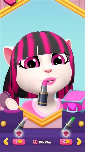 Draculaura from monster high cosplay makeover in my talking angela 2