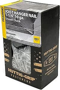 Huttig Grip 1-1/4 in Joist Hanger Nails Bright Finish 10 gauge 5 lb 970 pcs