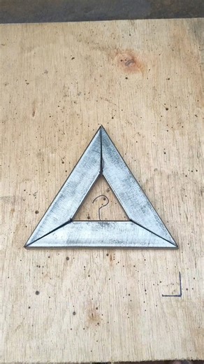 not many people know how to join metal triangle patterns #welding #skill #metalwork #idea #welder
