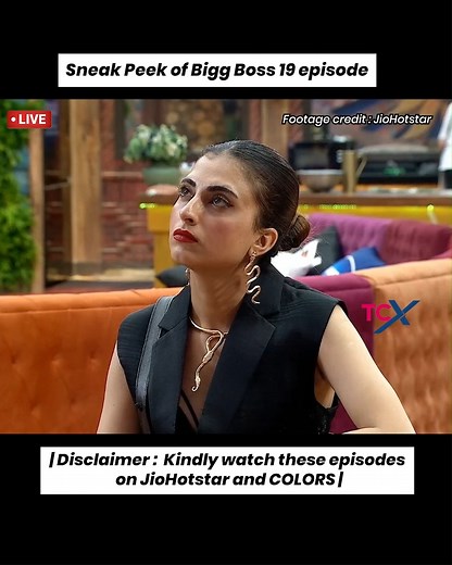 405K views · 10K reactions | Tonight’s Bigg Boss 19 showdown: Fights, tears & surprise! Watch live and share! . . . . . . #biggboss19 #bb19 #biggboss19onjiocinema #ashnoorkaur #ashnoorian #gauravkhanna #anupamaa #gauravkhannaofficial #awezdarbar #awezdarbarchoreography #nagmamirajkar #baseerali #kundalibhaygya #reelkarofeelkaro #reelitfeelit #tellychakkar #tcx | TellyChakkar | Facebook