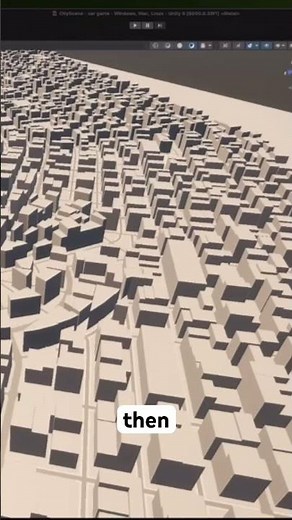 Making a full 3D city in minutes Unity 3D