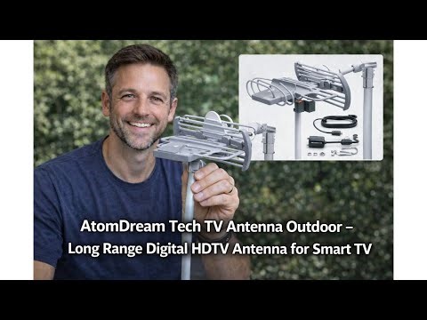 📡 AtomDream Tech Outdoor TV Antenna Long Range HDTV Review – Worth It Before You Buy? 📡