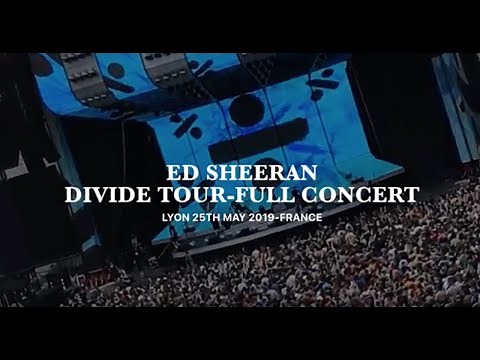ED SHEERAN, DIVIDE TOUR FRANCE 2019