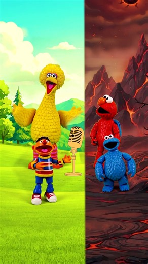 Sesame Street Singing Challenge Elmo Vs Big Bird Toy #short #sesamestreet