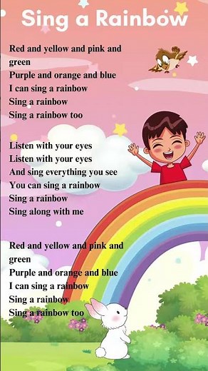 Sing a Rainbow | Rainbow Song