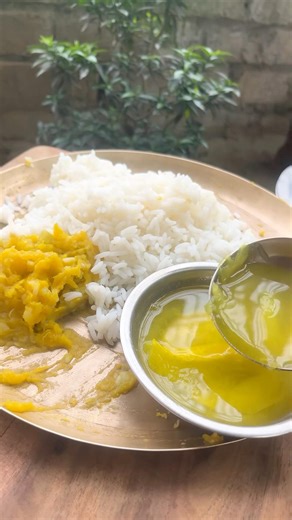 Sweet pumpkin, patal, potato mash and mango taur #bengalivorta #aamertok #cookingreels #mrittika_das