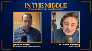 In the Middle Podcast Episode #7: What's an Arab Christian IDC's Rich Ghazal and Dr. Franck Salameh of Boston College to discuss the rich ethno-religious-linguistic diversity that comprises the Middle Eastern mosaic. Full video: https://bit.ly/3R8circ | In Defense of Christians - IDC