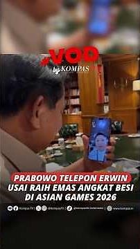 Prabowo Calls Rahmat Erwin After Winning Gold and Setting World Record at the 2026 Asian Games #s...