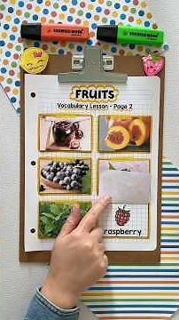 🍓 Vocabulario de Frutas en Inglés | Inglés para Principiantes