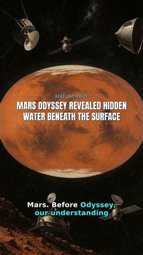 Mars Odyssey revealed hidden water beneath the surface