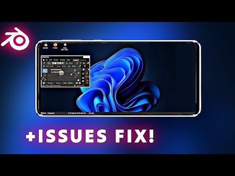 How To Download Blender 4.3 on Your Phone! + graphics card error