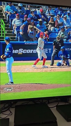 Blue Jays fan moons camera