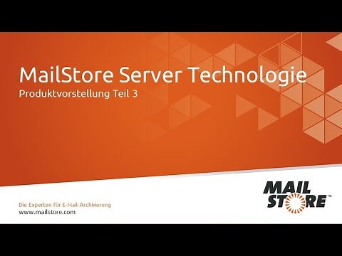 MailStore Server Produktvideo - Teil 3: Einblick in die Technologie