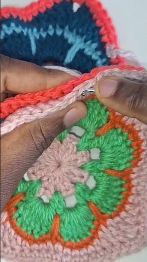 How to Join Granny Squares | Method 2 (Easy Crochet Join Tutorial for Beginners)